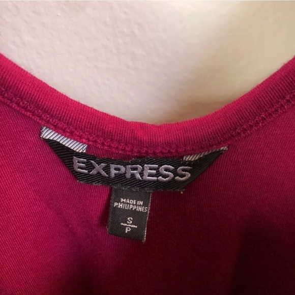Express pink ruched dress small - Picture 2 of 2